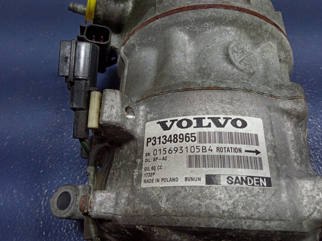 фото №4, Volvo v40 ii 2.0 d2 компресор кондиціонера 31348965