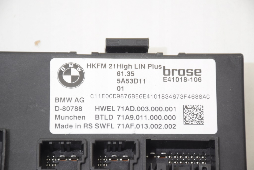 фото №8, Bmw x7 g07 lci блок керування модуль кришки багажника