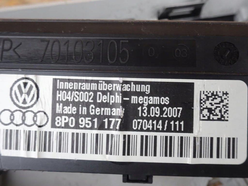 фото №8, Audi a3 8p освітлення лампа стельовий мікрофон bluetooth 8p0947135ad