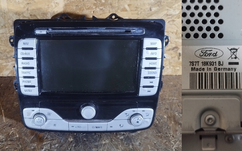фото №1, Радіо навігація ford mondeo s-max galaxy 7s7t18k931bj гарантія