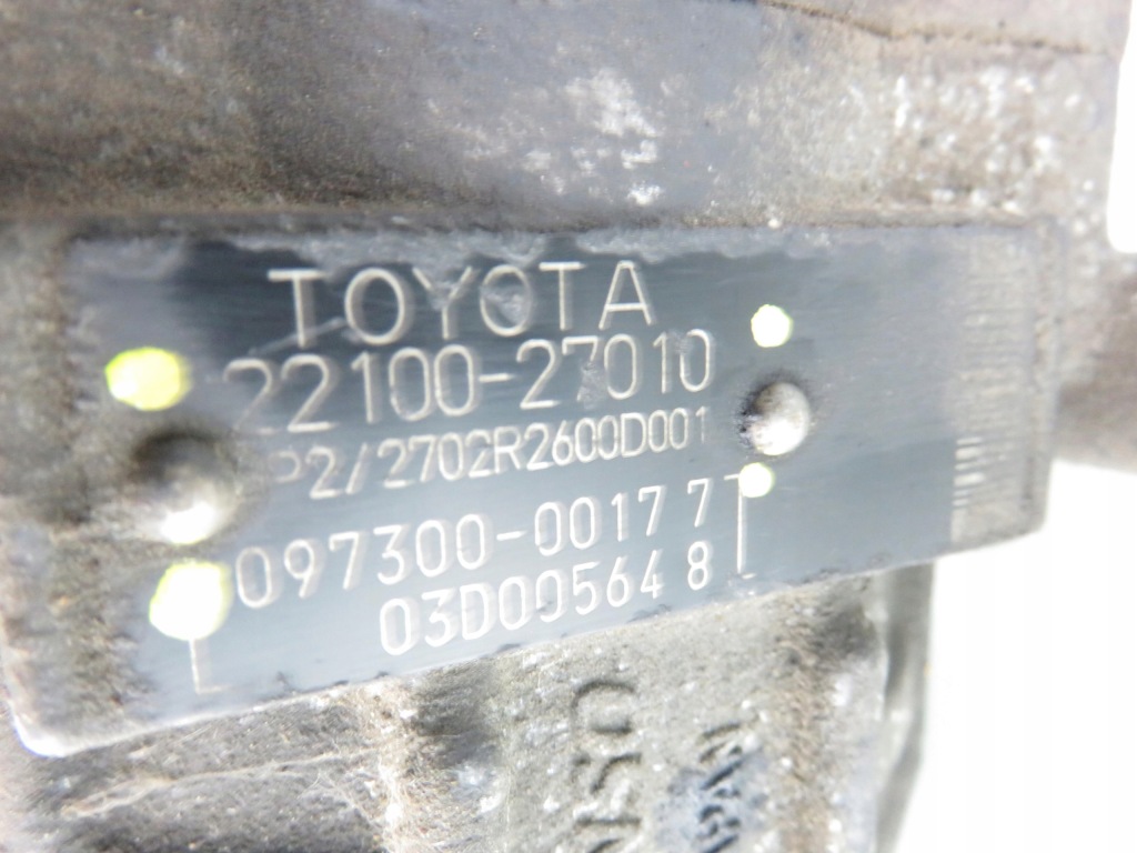 фото №9, Насос впрыскная toyota avensis verso 2.0 d 2210027010 09730000177