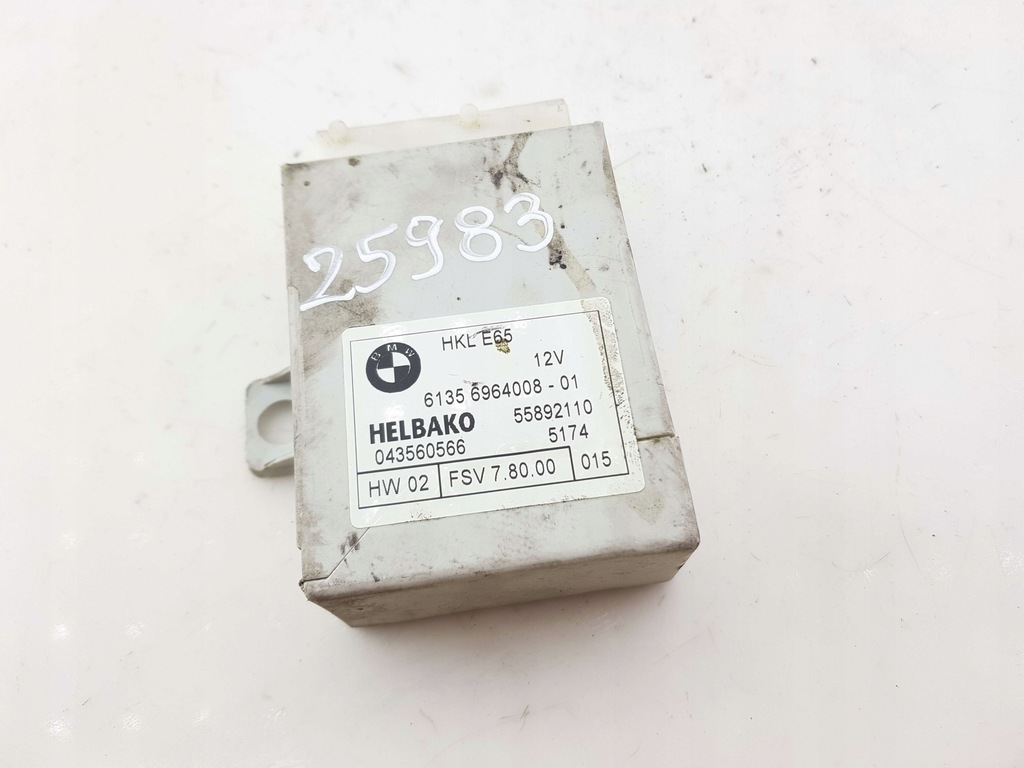 фото №1, Модуль блок управления крышки bmw 7 e65 e66 6964008