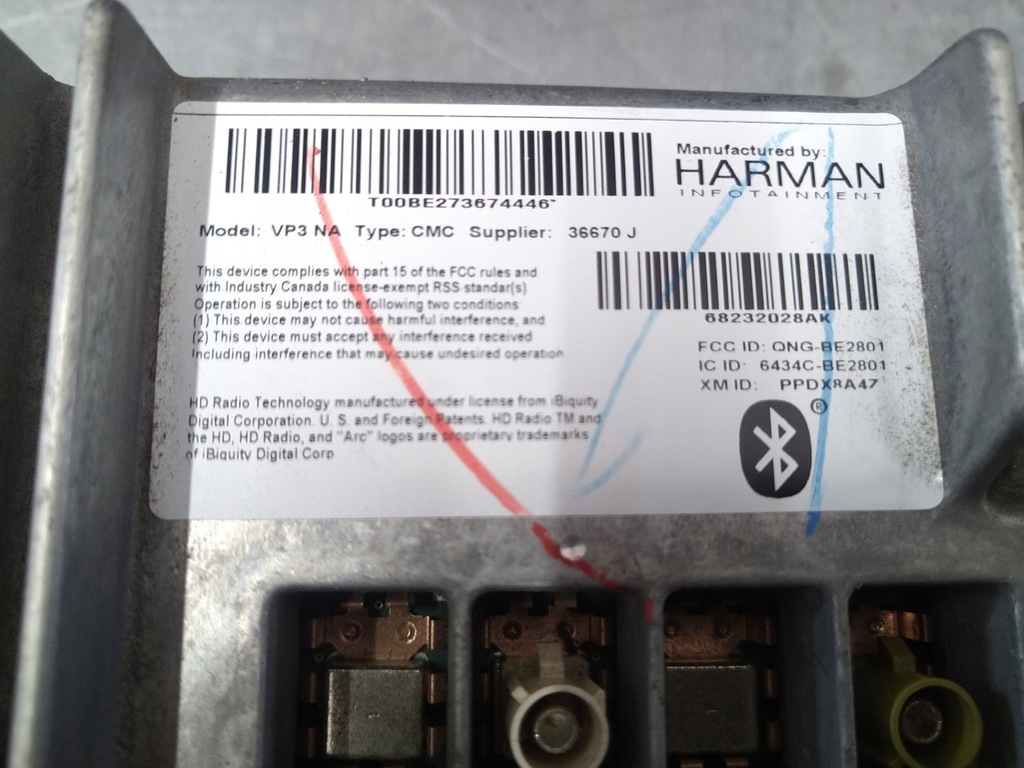 фото №4, Pacifica 2016-2020r радио uconnect harmann