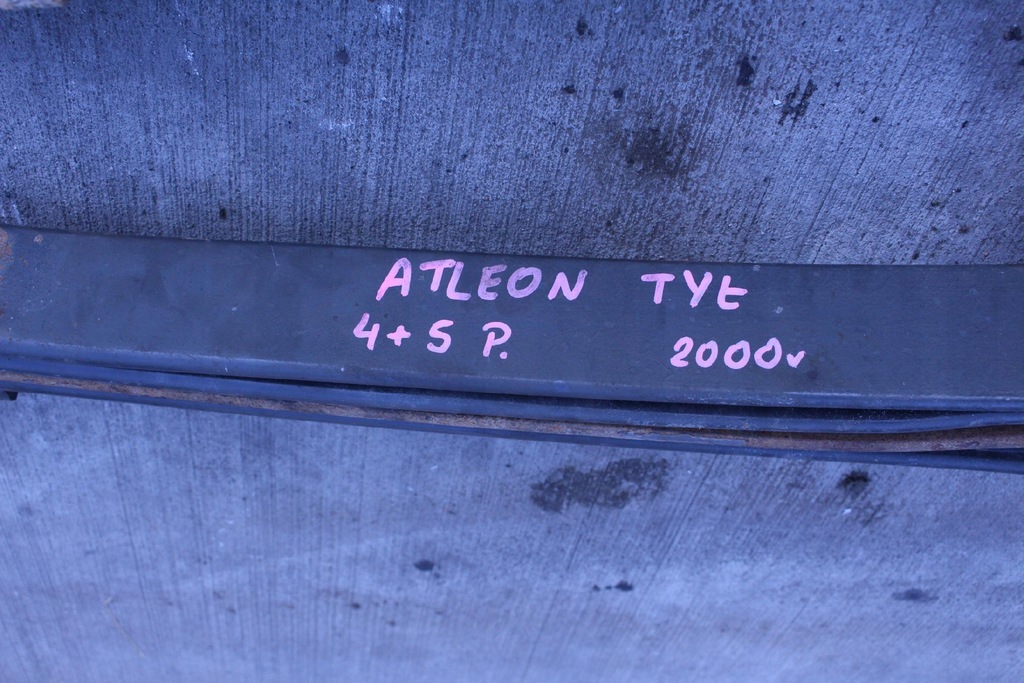 фото №6, Ресора ресори задня 4+5p nissan atleon 00r.