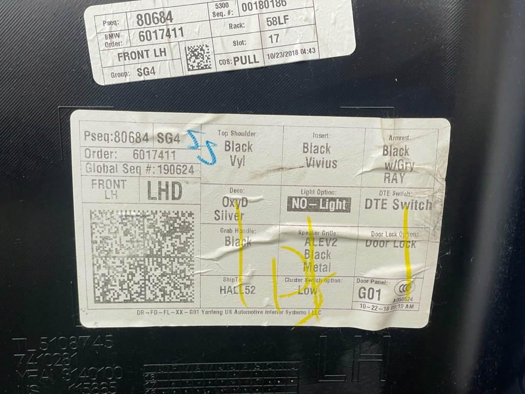 фото №8, Оббивка оббивка двері bmw x3 g01