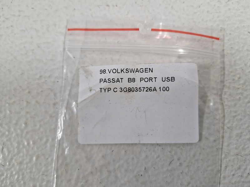 фото №6, Volkswagen passat b8 разъём port usb typ c 3g8035726a