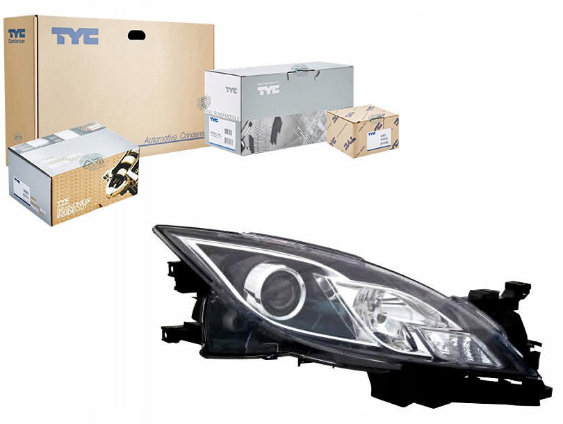 фото №1, Tyc фара лампа передняя mazda 6 1.8 mzr gh