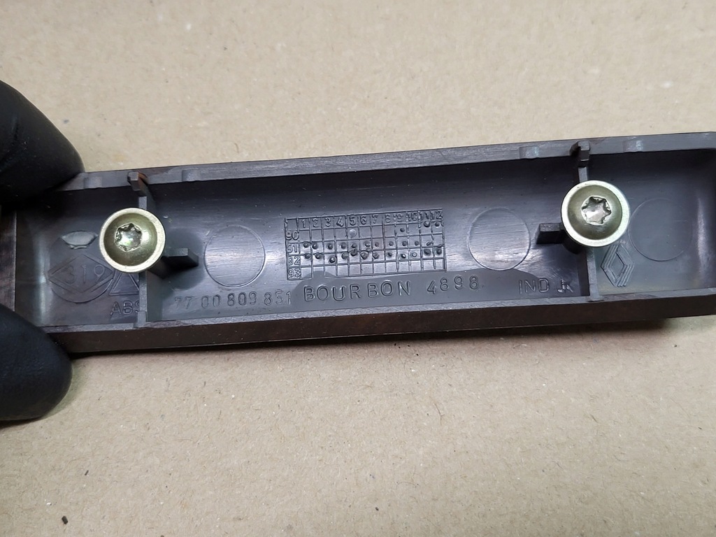 фото №8, Молдинг dekor консоли панели drewno bourbon renault safrane 7700809851 оригинальный номер eu