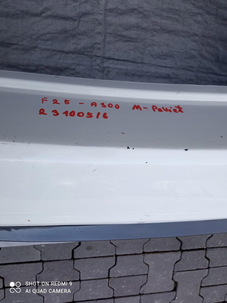 фото №9, Бампер задня bmw x3 f25 m-pakiet a300 alpinweiss