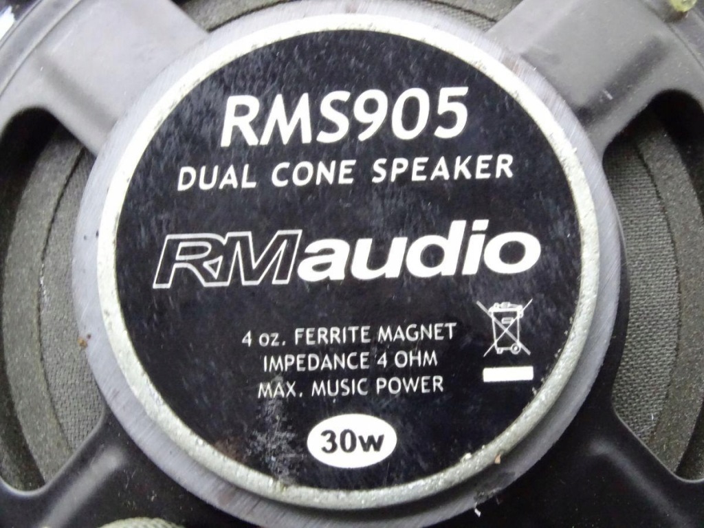 фото №3, Rmaudio rms905 30w 12v динамик динамики 2szt