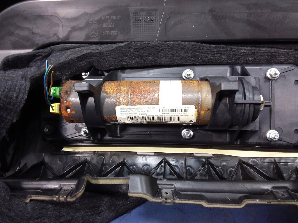 фото №9, Mercedes a w169 приборная панель консоль подушки безопасности eu