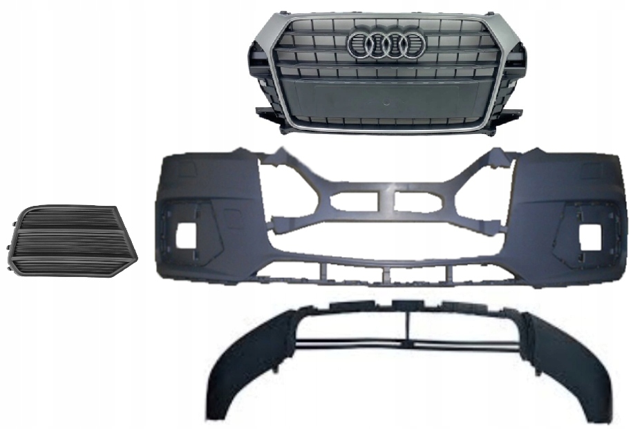 фото №1, Audi q3 8u lift 2015-2018 бампер передний перед