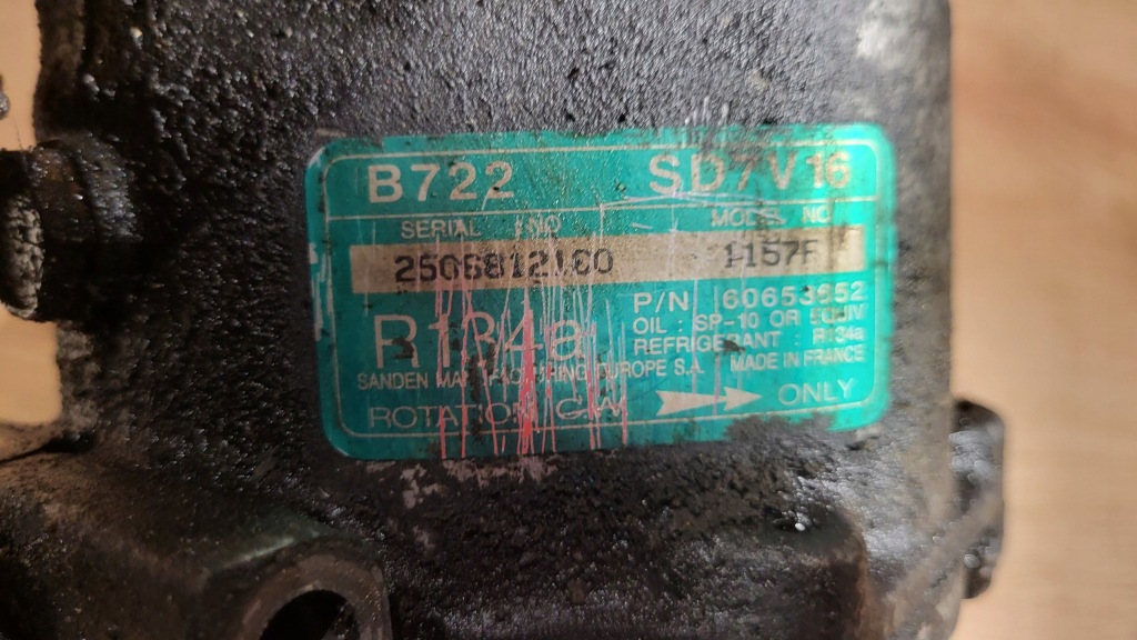 Компрессор кондиционера fiat stilo hb 3d 1,8 с Разборки