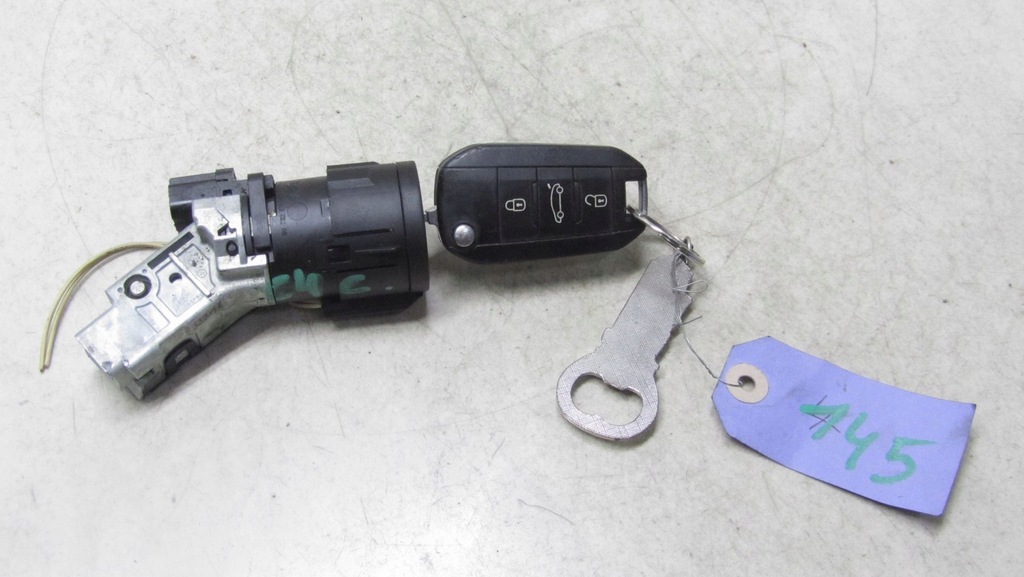 фото №1, Citroen c4 cactus замок зажигания + ключ 16-19