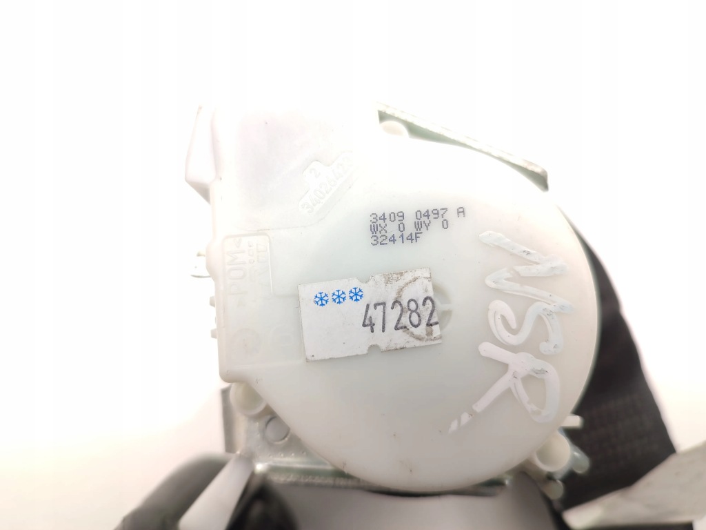 Mg mg 3 ремінь безпеки сидіння заднього задній лівий 2015 хетчбек 4/5dr 1.5 Зі Шроту