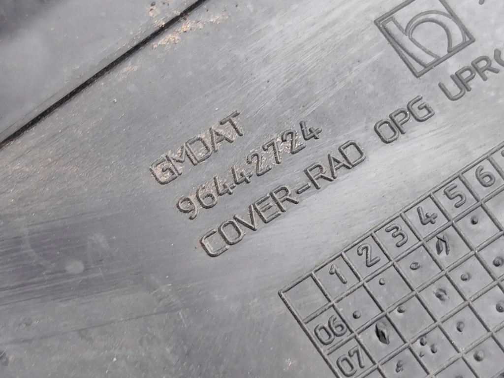 фото №7, Chevrolet captiva панель крепления радиатора / góra 2009 suv 4/5dr 96442724