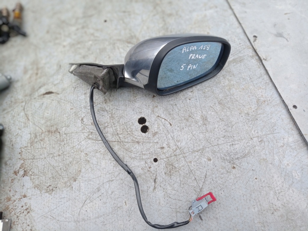 Купить Зеркало правое alfa romeo 159 5 pin хром