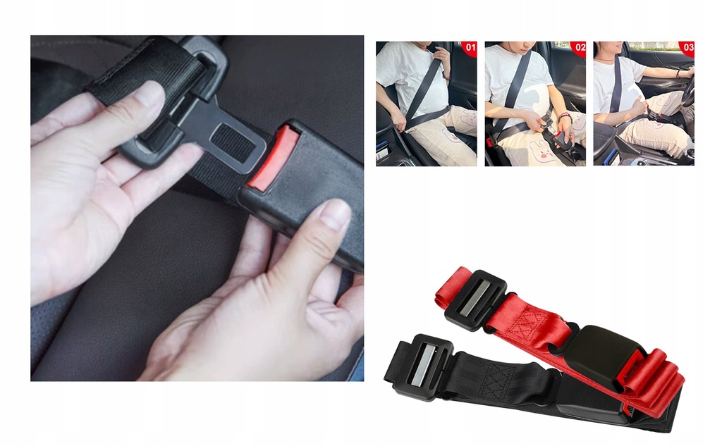 фото №13, Адаптер do ременів dla kobiet w ciąży pas безпеки smart універсальний