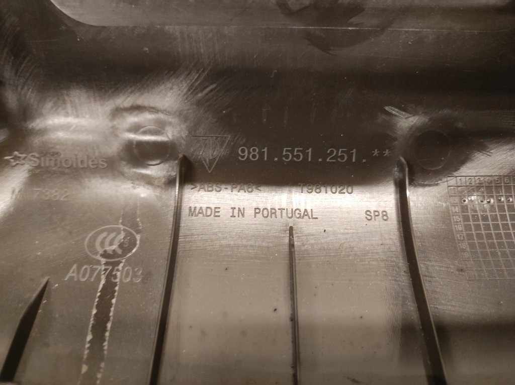 фото №10, Молдинг накладка захист na pas поперечина задня porsche cayman 981