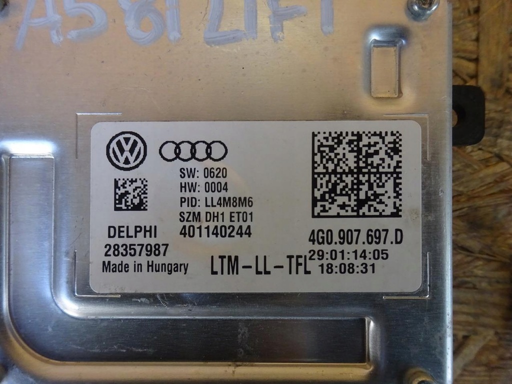 фото №14, Audi q3 8u a4 b8 8k a5 8t перетворювач лампи модуль led 4g0907697d