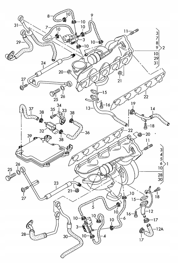 фото №8, Шланг вакууму 07l145718n audi rs6 c6 5.0