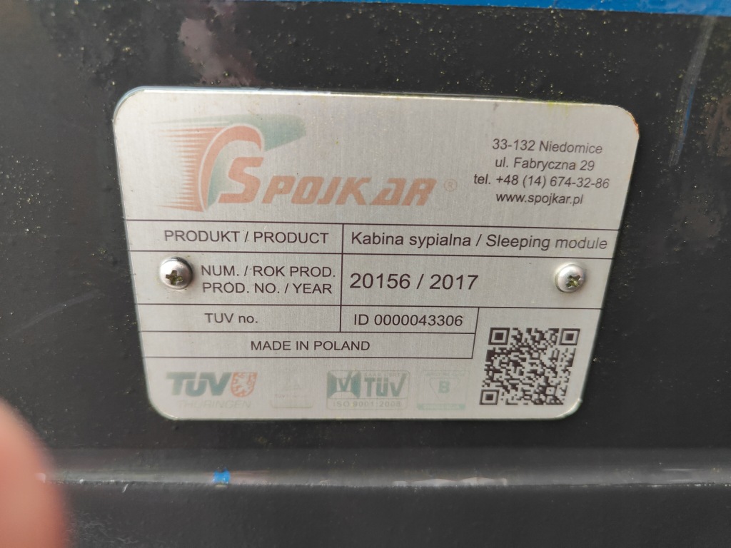 фото №7, Кабіна спальне місце будка renault master iii opel movano spojkar tuv atest