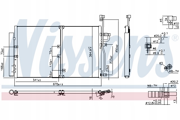 фото №11, Радіатор кондиціонера з осушувач nissens 94977 4806936