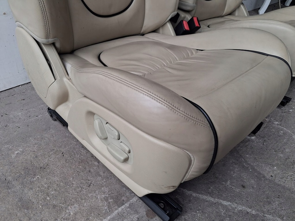 фото №7, Сиденья перед заднее сиденье задняя комплект jagóra xj x350 europa светлая кожа 2006 rok