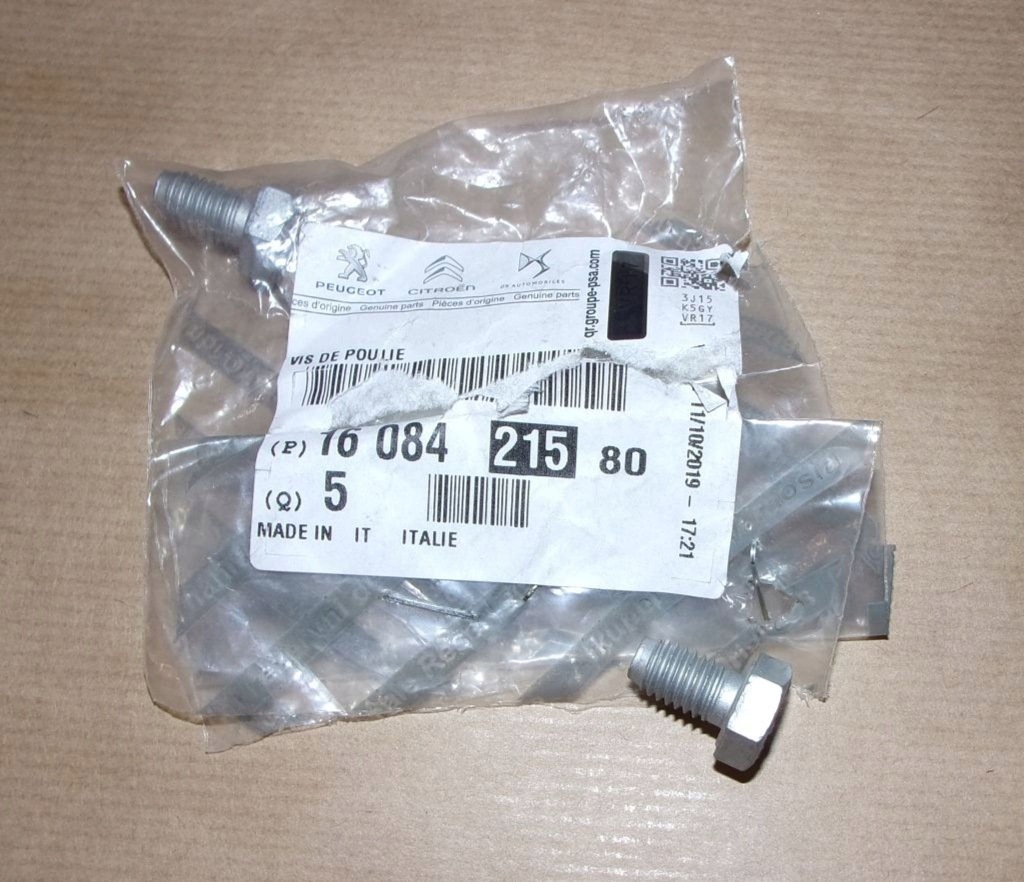 фото №1, Болт колеса шкивный c jumper iii 2.0hdi 1608421580 af