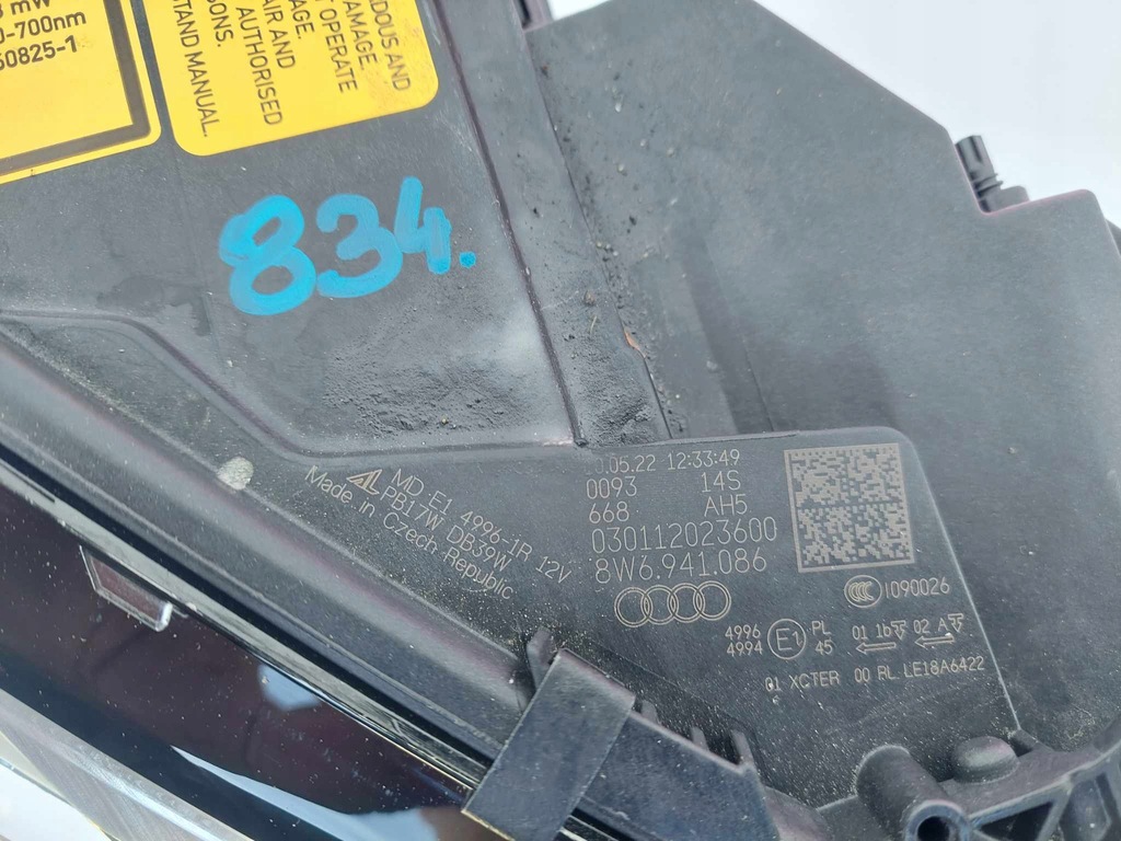 фото №15, Audi a5 rs5 8w6 lift лампа правая перед передняя laser