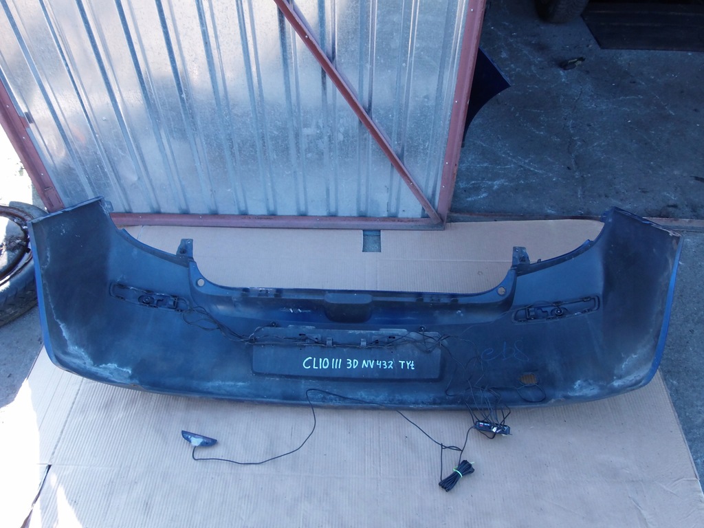 фото №11, Бампер задняя nv432 renault clio iii 3 дверь europa