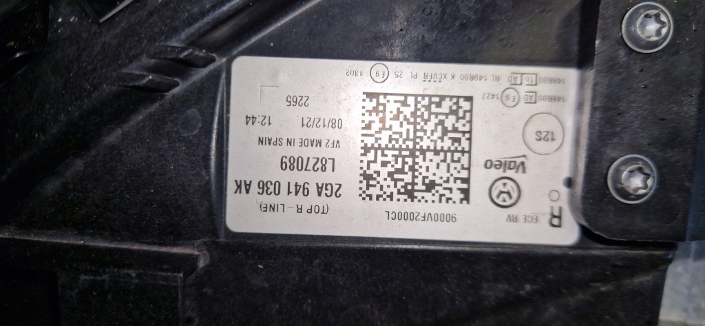 фото №5, Лампа правая vw t-roc t roc lift 2ga full led iq led 2ga941036ak