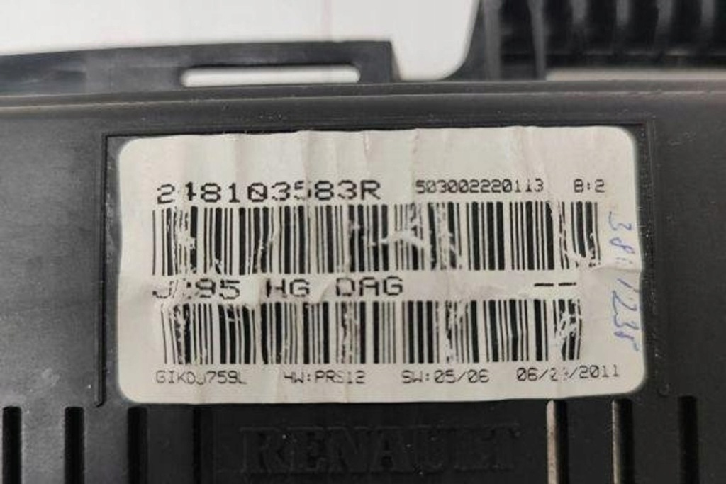 фото №10, Лічильник renault grand scénic iii jz0/1_ 248103583r 1.6l дизель 2012