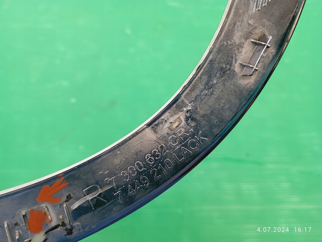 фото №11, Хром лампи капот правий перед mini f55 f56 7300632