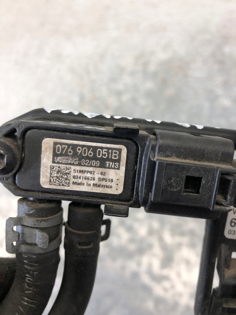 фото №5, Датчик давления выхлопных газов skoda fabia ii lift 6r0131552f 076906051b