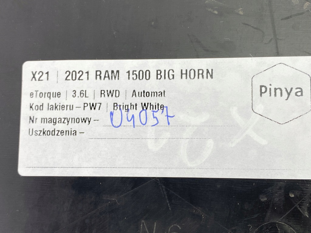 фото №6, Подкрылок защита накладка левая dodge ram 1500 2019+ usa