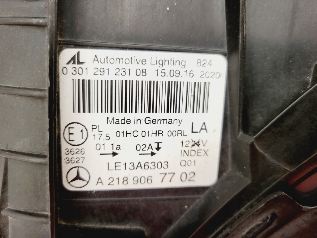 Mercedes cls full led performance a2189067702 ліва фара Недорого
