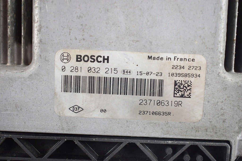 фото №3, Бортовой компьютер блок управления renault 0281032215