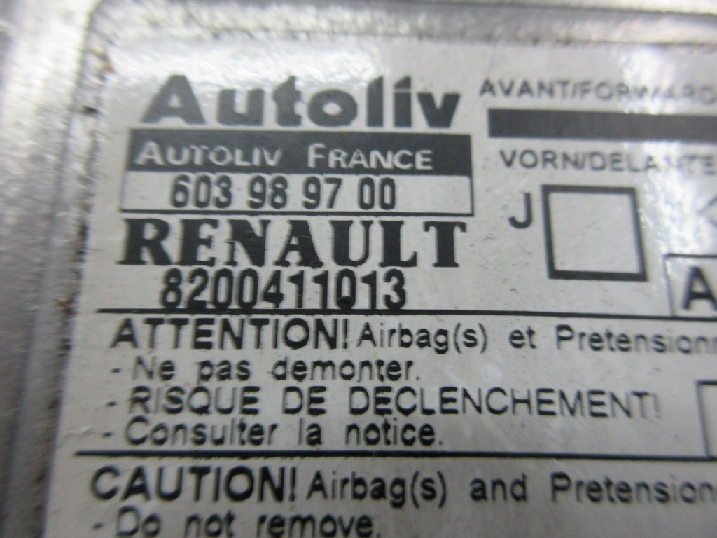 фото №10, Renault scenic ii 1.5 dci подушка повітряна пасажира + модуль