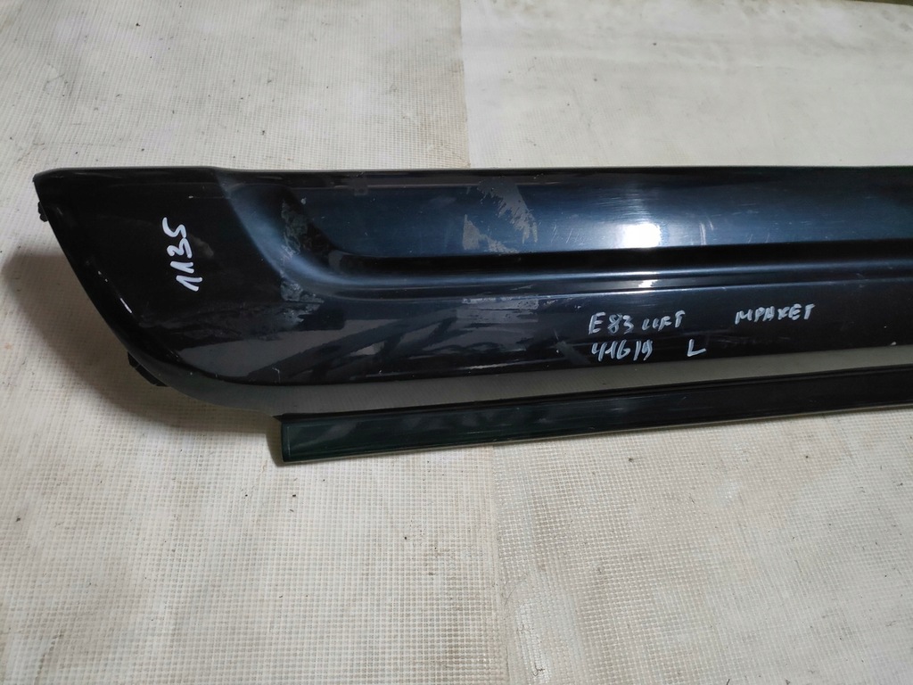 фото №9, Bmw x3 e83 lift m-pakiet молдинг поріг ліва carbonschwarz