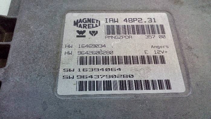 фото №9, Бортовий комп'ютер двигуна citroen c5 2,0 b 2001r 9642606280