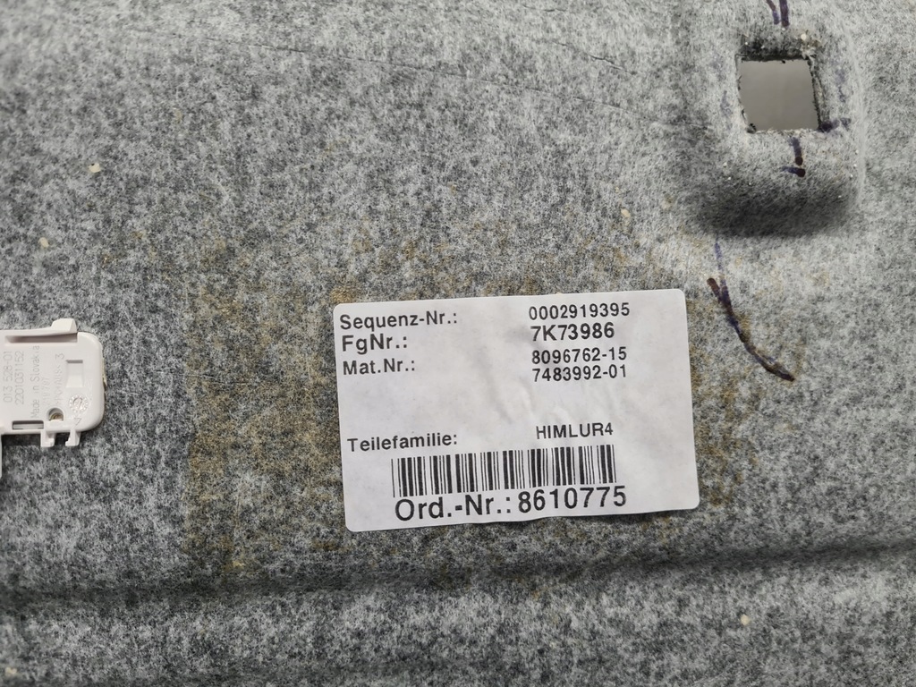 фото №8, Bmw 2 f44 стеля m-pakiet czarna 8096762 комплект