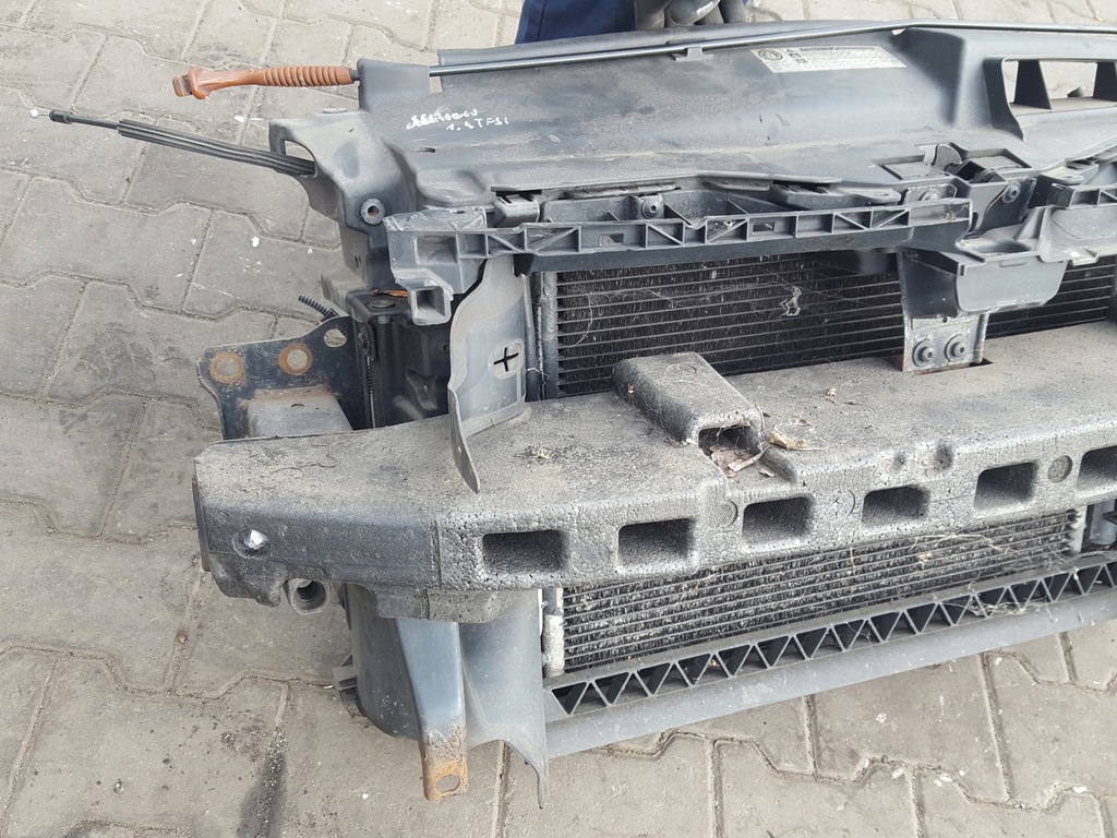фото №4, Vw scirocco 08-14r 1.4 tsi pas передний радиатор
