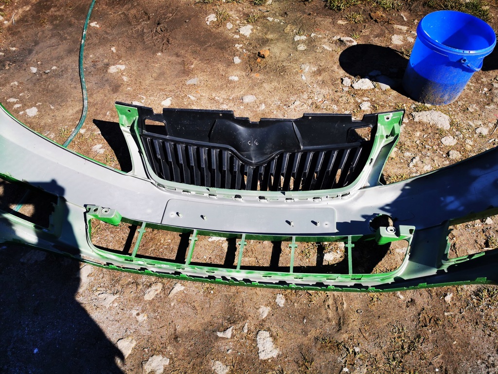 фото №13, Skoda fabia ii lift бампер передний 10-14