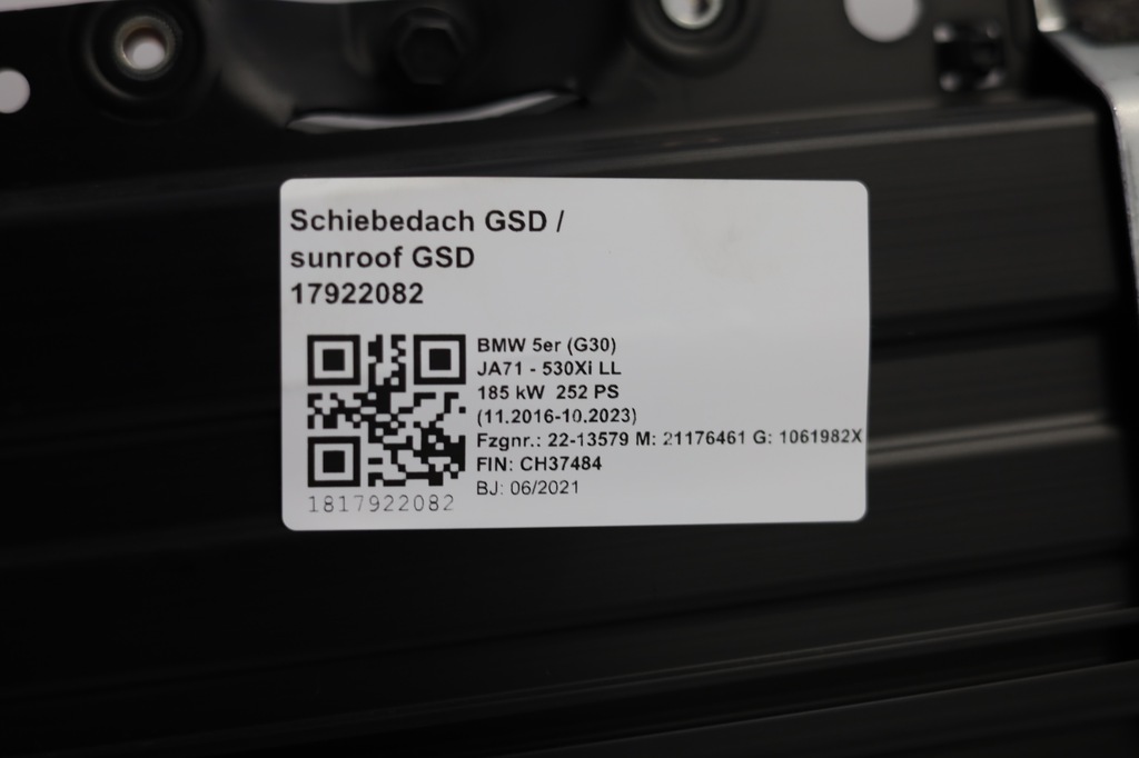 фото №10, Люк дах скло bmw g30