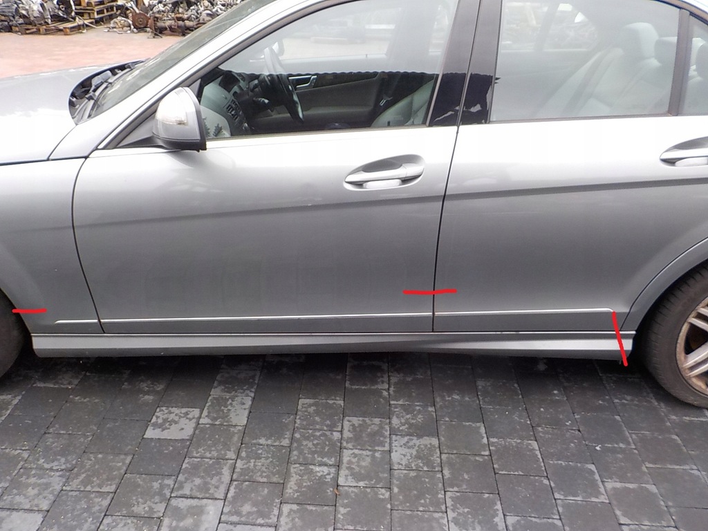 фото №1, Mercedes w204 sedan поріг лівий