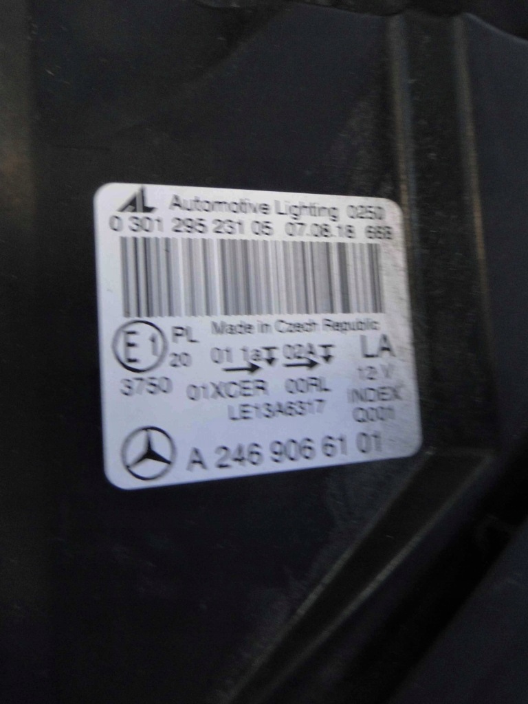 Mercedes w246 246 рестайлинг  фара левая led high perform с Разборки