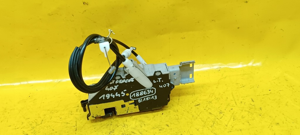 фото №8, Замок дверь левый задняя peugeot 407 с тросы 04-10r