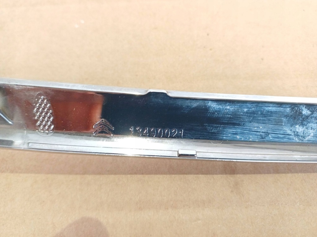 фото №13, Хром нижний решётка перед молдинг решётка радиатора передняя c3 aircross 13490021