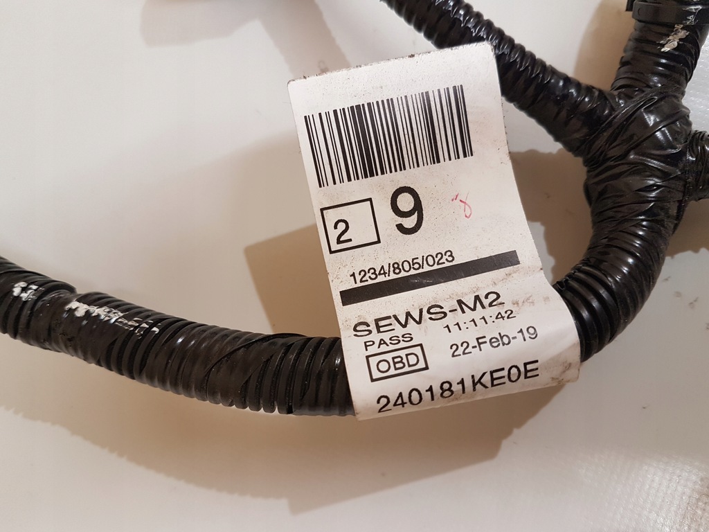 фото №5, Nissan juke f15 шланг жгут педалей 240181ke0e